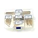 Produktbild 10mm-50mm Messing Nägel Set Kupfer Drahtstifte Sortiment box Nägel klein Und lange 450 teilig Gold
