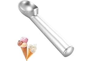 NEKAPLO Ice Cream Scoop – Aluminum Non-Stick Coating for Easy Release & Cleanup – Durable, Lightweight, Perfect for Frozen Desserts