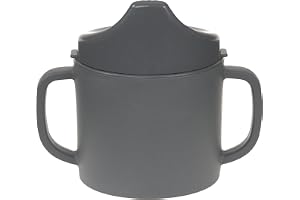 LÄSSIG Dryckesmugg för barn med handtag och avtagbart lock 150 ml/Sippy Cup Uni