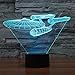 Produktbild 3D Tischlampe, NNIUK 3D optische Led Star Trek Battleship Lampe Optische Illusion 7 Farbwechsel Das beste Geschenk Nachtlicht.