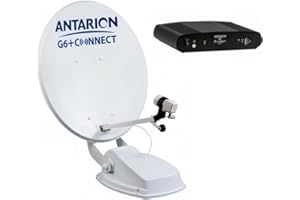 ANTARION Parabole Satellite Automatique connecté 65cm Camping Car