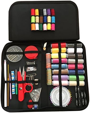 Sewing Kit, BAITENG 139Pcs Sewing Machine Bobbin Threads with Case Sewing Tools Kit Needlework Box Set