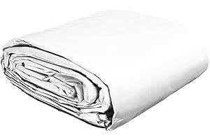 TOKNAMI Gazebo Covers Replacement, 2m x 2m UV-Resistant & Frost-Proof Gazebo Tarpaulin Canopy Top - Heavy Duty Replacement Cover for BBQs, Camping & Parties (White)