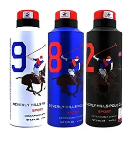 Beverly Hills Polo Club Sport Deodorant for Unisex, 175 ml