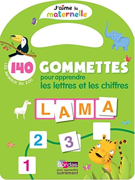 140 Gommettes Pour Apprendre Les Lettres Et Les Chiffres Les Animaux Du Zoo Grandgirard Melanie Deliot Christelle Livres Amazon Fr