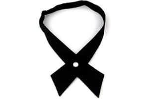 SYAYA Nœud papillon croisé pré-noué pour femme/homme, pour uniforme JK & JC ou cosplay W-B-T2