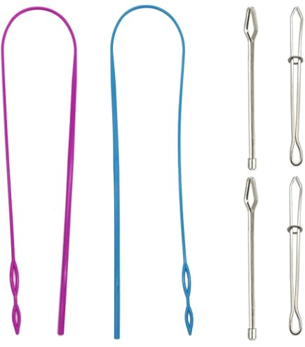 9-teiliges Nähschlaufen-Set – Kordelzug-Einfädler, Pinzette & Haken Für Hoodies, Hosen, Jacken