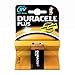 Price comparison product image Duracell 9 V PLUS ALKALINE 9 V Non-rechargeable Battery – non-rechargeable batteries (Alkaline, Prismatic, 9 V, 9 V, -20 – 54 °C, 45 g)