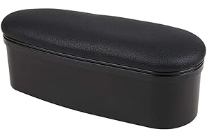 shenruifa Car Door Armrest, Self Adhesive Car Door Armrest Storage Box Elbow Support Side Case Car Armrest Box Cover for Vehicle SUV Truck Car (Black)