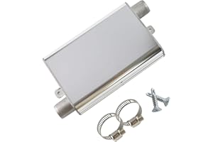 Quxvena Auspuff Schalldämpfer Standheizung, 24mm Diesel Standheizung Klemmenhalterung, Standheizung Zubehör Endschalldämpfer