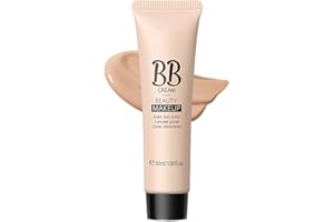 GEEWHILE BB Cream Foundation Tinted Moisturiser Face Women BB Cream Tinted, Full-Coverage Foundation&Concealer, Lightweight Color Correcting Cream, Hydrating BB Cream All Skin Types - Evens Skin Tone
