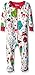 Hatley Baby Girls 0-24m Infant Footed Coverall Mystical Forest Footies, Multicoloured (White), 6-12 Months