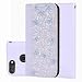 Produktbild Glitzer Schutzhülle für Huawei P Smart, Kucosy Huawei P Smart Hülle Luxury Bling Glitzer PU Leder Handyhülle Tasche Wallet Case Damen Mädchen Schutzhülle Sparkle Flip Folio Cover Etui Bumper Tasche Backcover Weich Flex TPU Inner Lederhülle Holster Stoßfest Handytasche Zubehör mit Magnet Kartenfächer und Standfunktion Magnetverschluss Brieftasche Handyhülle Sparkle Shinning Schutzhülle für Huawei P Smart, Silber Weiss