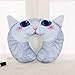 Produktbild Reisekissen,Nackenkissen U-Form Reisekissen Niedlichen Cartoon Hund Katze Print Auto Nackenkissen Büro Flugzeug Nackenkissen Zum Schlafen Im Freien 3D A 10X10 cm