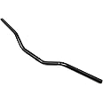 Motorbike Handlebars - 25mm 1" Drag Bars for Cruisers & Retro Custom Project Motorcycles Width 82cm - Black