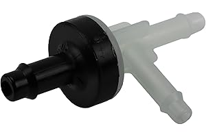 GM GENUINE PARTS 15-50568 Metall Vakuum-Rückschlagventil für Fahrzeuge, 1/4 Zoll oder 6,35 mm Auslass, Press-Einlass, 1 Port, CE, RoHS