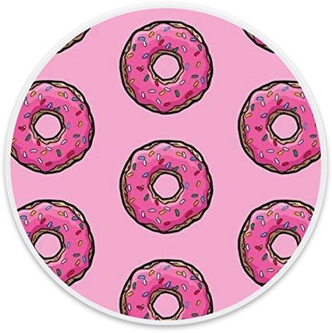 Multi-Function Mounts and Holder,Pop Mount Socket for iPhone,Cheap Expanding Stand and Grip for Smartphones and Tablets - Pink Donut White