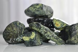 V-PREMIUM SOLUTION - Grüner und schwarzer Kieselstein 2-4 cm - Dekorativer Stein für den Garten - Dekorativer Kieselstein – Naturstein für Garten & Aquarium