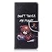Produktbild Nokia 8 Hülle, Chreey Bunt Gemalt Magnetverschluss Flip Case Wallet Handyhülle PU Lederhülle Bookcase Brieftasche Kreditkarte Etui Schutzhülle [Bär - Don't touch my phone]