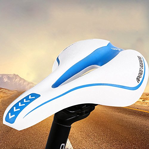 Preisvergleich Produktbild Sungpunet Sportfahrrad MTB Sattel Vordersitzmatte Kissen blau weiß