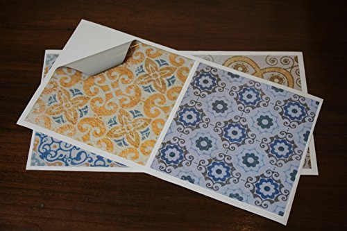 24 stück Fliesenaufkleber für Küche und Bad (Tile Style Decals 24x TP 60 – 6″) | verschiedene Mosaik wandfliesen aufkleber für 15x15cm Fliesen | Fliesen-Aufkleber Folie | Deko-Fliesenfolie für Küche u. Bad (15cm – 24 stück, TP60) - 6