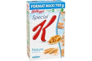KELLOGG'S CÉRÉALES Kellogg’s Spécial K Originale Nature Format Maxi 750g (lot de 3)