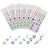 Umfangreiches Strasssteine Set: verschiedene Farben, Formen und Größen können fast alle Ihre DIY-Bastelstile erfüllen, machen Ihre Arbeit glänzend und schön.