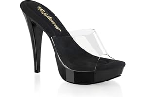 Pleaser Cocktail-501, Sandalias Abiertas. Mujer