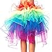 Produktbild Eleery Damen Tutu Schürze Kostüm Petticoat Princess Multi-schichten Regenbogen Puff Rock (Rainbow)