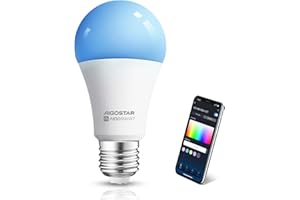 Aigostar Lampadina Alexa E27 SL2 WiFi Lampadine Smart LED 9W 806LM, Lampadina Intelligente RGBCCT Dimmerabile, 2700K-6500K, sincronizza con la musica, compatibile con Alexa/Google Home, 1 pezzi