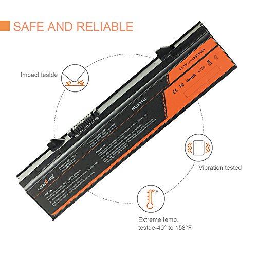 LENOGE Hochleistung Neu Akku Für Dell Li-ion Ersatz Laptop Batterie E5400, E5500, E5410, E5510, Ersetzt: KM742, KM760, T749D, WU841, 451-10616, RM668, KM970, 312-0762, MT332, MT196 (11.1V/5200MAH) - 4