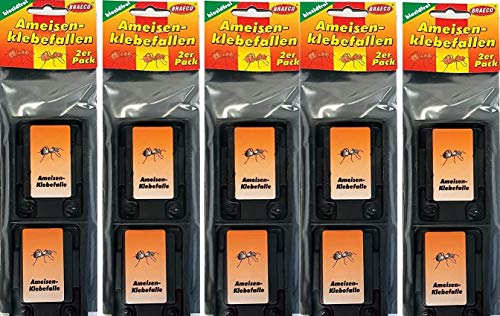 Preisvergleich Produktbild 2er Ameisen-Klebefallen Ameisenköder Köder Ameisenfalle giftfrei