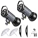 Produktbild Neewer 600W Studio Strobe Blitz Fotografie Studioset:(2) 300W Monolicht, (2)Reflektor Diffusor, (2)Softbox, (2)33-Zoll Studioschirm, (1)RT-16 Drahtloser Auslöser für Aufnahme Bowens Montage (S-300N)