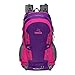 Produktbild OSOPOLA Outdoor 40L Zelten wasserfest Wander-/ Reisen Rucksack Unisex mit internem Rahmen Dick Schulter Träger Labtop Schule Tagesrucksack - Lila