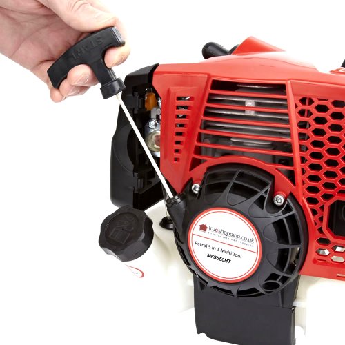 TRUESHOPPING® 55CC BENZIN PROFI TELESKOP-HECKENSCHERE TELESKOPARM HOCHENTASTER 2,3KW 3PS - 4