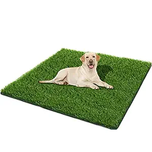 SSRIVER Dog Grass Mat,51.1x31.8In Artificial Grass Pet Puppy Rug Pads for Training Puppies Indoor Outdoor Washable