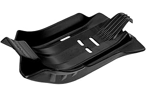 TECWO Protection de moteur de qualité supérieure pour EXC 300 XC-W 250 TE GASGAS 300 EC 250 2 temps à partir de 2017 - Protégez votre moteur avec notre plaque de protection du moteur (noir)