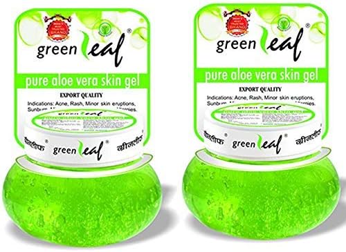 Shakambhri Green Leaf Skin Anti Aging Aloe Vera Gel (120 gm) - Pack of 2