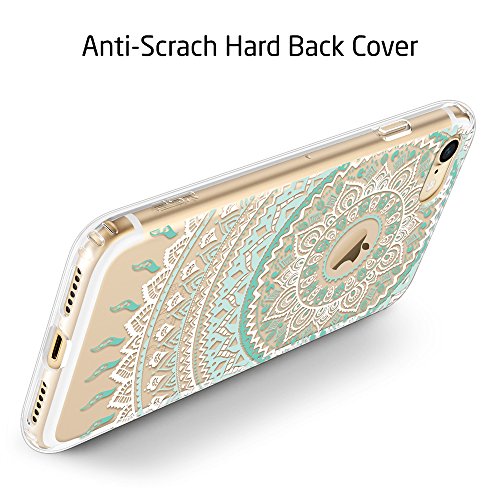 iPhone 7 Plus Funda  ESR Carcasa iPhone 7 Plus Case Cover Borde Suave   Duro Funda para iPhone 7 Plus 5 5  - Casa de la Moneda de la mandala