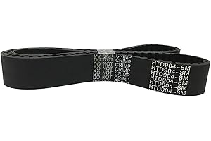 Xuulan Xianglaa-Zahnriemen HTD 912-8M. Synchrongurt, Breite 20/25/5/40/45 mm, Länge 912 mm, Bogenzahnriemen, Fiberglaskern, HTD8M Gummi-Timing-Gurte, 114T (Length : 912-8M, Width : Width 12mm)