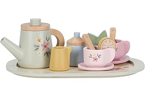 Little Dutch Teeservice Holz Tee Set für Kinder 12-teilig - Mint