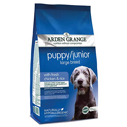 Arden Grange Puppy/Junior Large Breed with Fresh Chicken and Rice, 12 kg