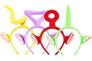 SHANDADDY Cartoon Nette Haar Hoop passend für Teletubbies-Style Plüsch Mädchen Haarbänder Waschbar Nette Gesicht Kopfbedeckung 3D Haarnadel Haarband Haarschmuck für Kinder Weihnachten Party Dekorationen