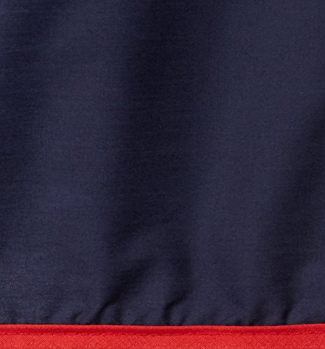 Baby Doll Bedding Reversible Window Valance, Navy/Red