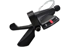 LA TALUS Right Thumb Gear Shifter SL-M370,3Speed Left 9 Speed Right Bike Shift Lever for Mountain City Road Folding Bicycle, MTB Bicycle Bike Left Right Brake Lever Shifter Set