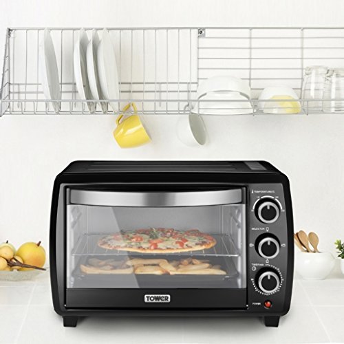 Tower T14012 Mini Oven and Grill, 23 L, 1500 W, Black