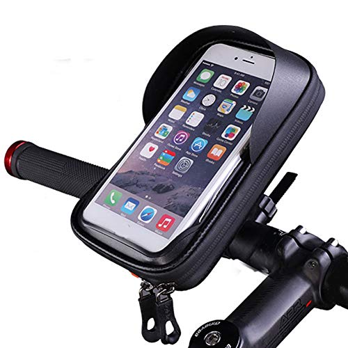 Preisvergleich Produktbild Nevter359 Handy stand tasche, touchscreen wasserdichte universal fahrradtasche Outdoor Radfahren Fahrrad Lenker 6,0 Zoll Touchscreen Handytasche Tasche Schwarz 6 inch