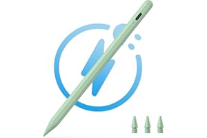 KECOW Stylet Tactile 5ème Génération pour Apple Pen 2018 a 2023 Stylet Ipad avec Rejection de la Paume Stylo iPad avec Fonction de Détection D'inclinaison(Green)