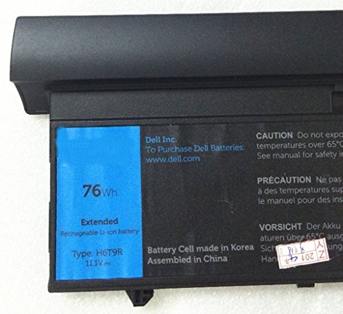 BPX Laptop Batterie 76wh 9cell H6t9r Extended Battery für Dell Latitude Xt3 Tablet Pc Laptop Rv8mp 1np0f 37hgh - 2
