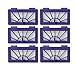 Produktbild 6 Pack HEPA Filter Neato Robotics Serie XV-11, XV-12, XV-14, XV-15, XV-21, XV-25, XV Signature Series, Vorwerk VR 100 - Offizielle Bosaca 24-Monate-Garantie